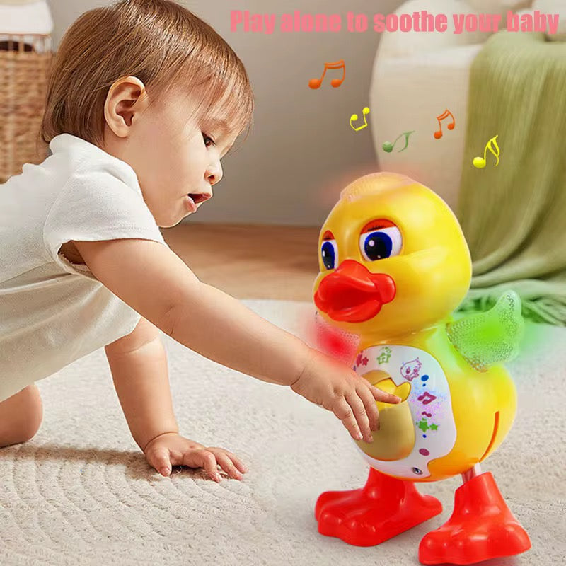 Cute TummyTime dancing duck
