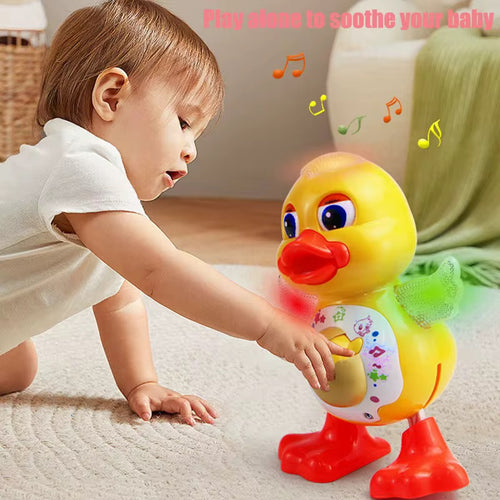 Cute TummyTime dancing duck