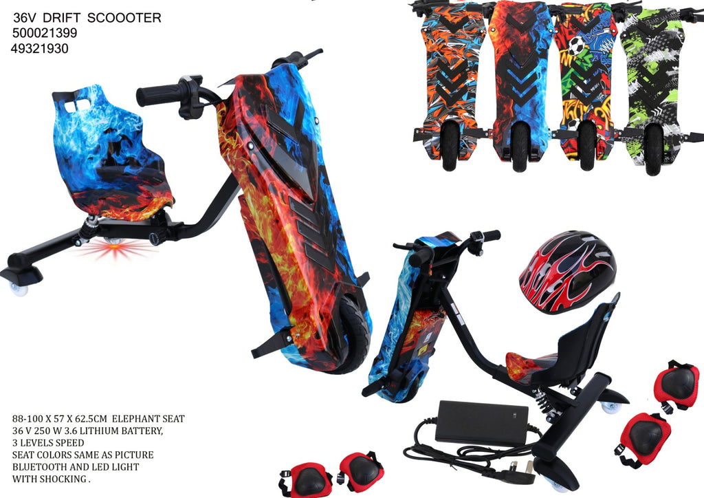 Ride on electric drift  scooter