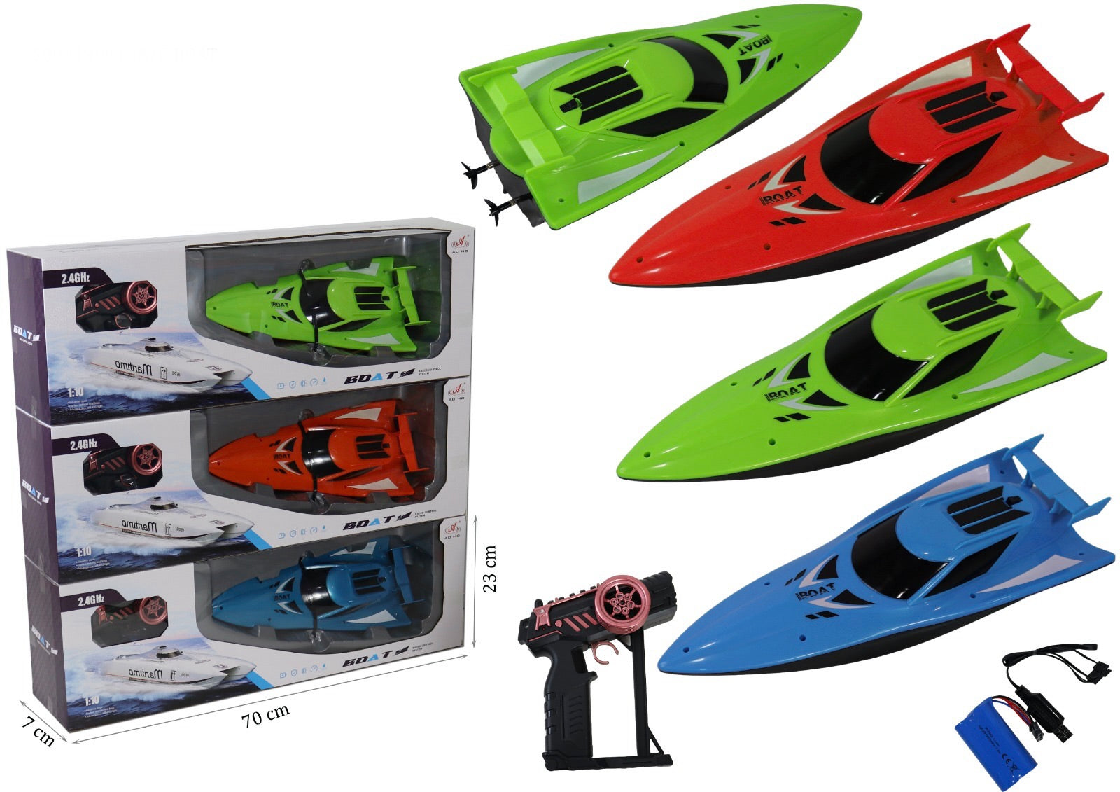 High-Speed Pool Racing Boat