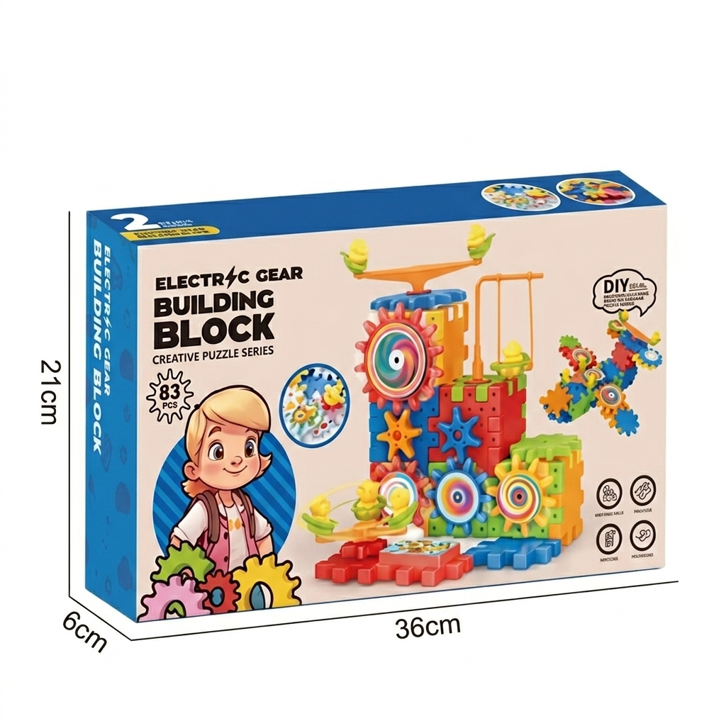 Gear Building Block STEM Set