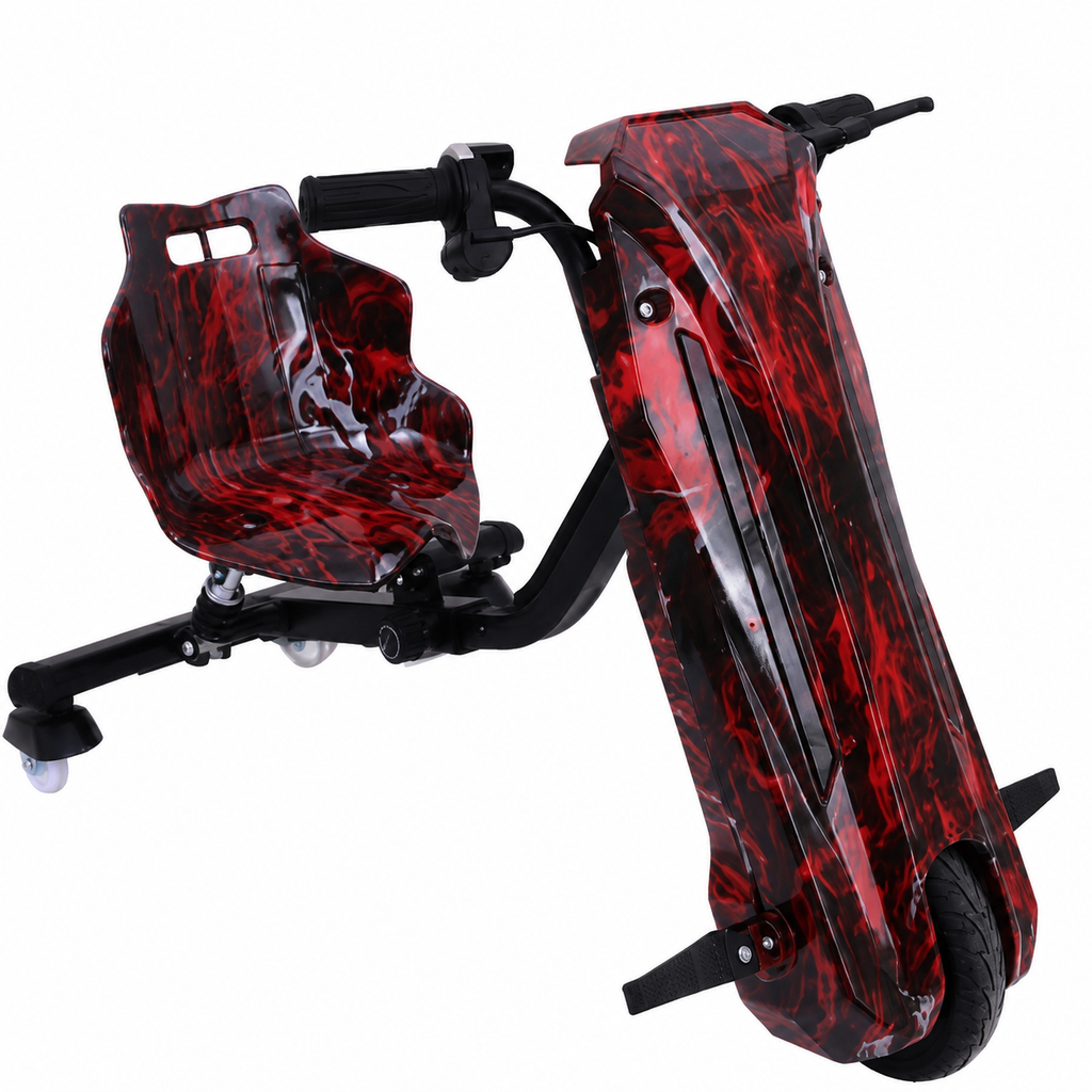 Red & black electric drifting scooter