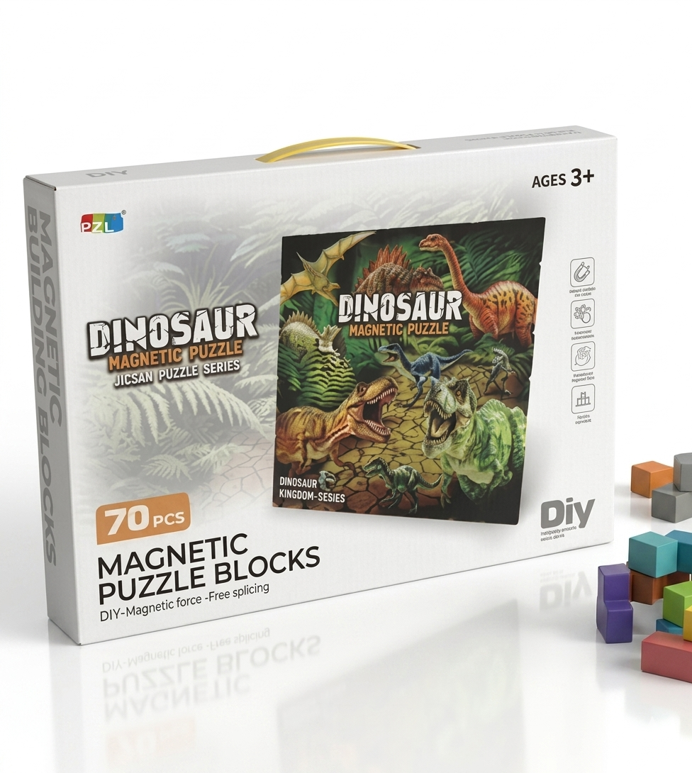 Build Big. Dream Bigger: 70-Piece Magnetic Creative Set