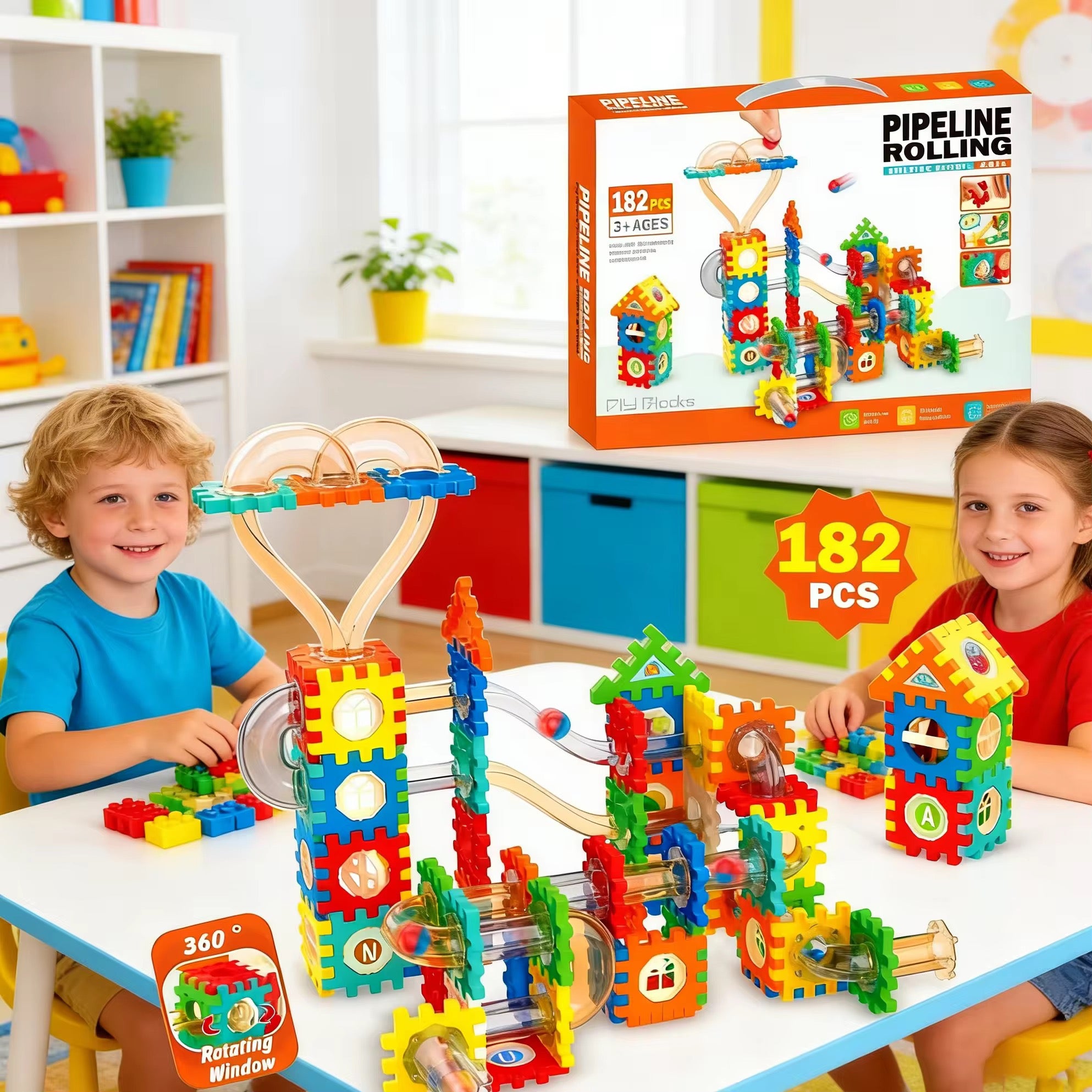 Rolling The Ball building blocks