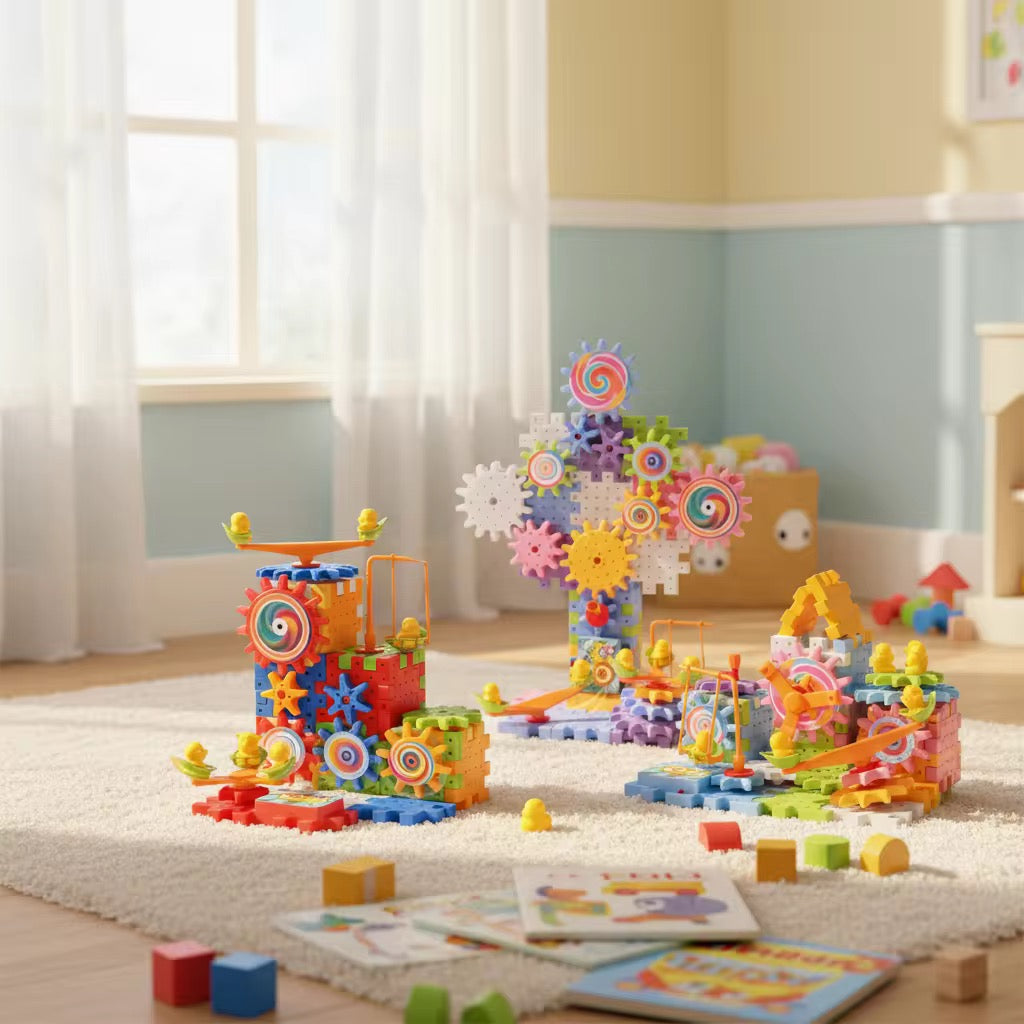 Gear Building Block STEM Set