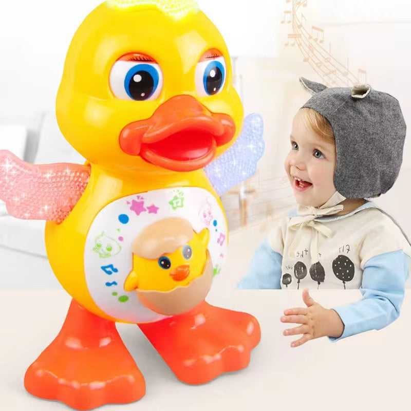Cute TummyTime dancing duck