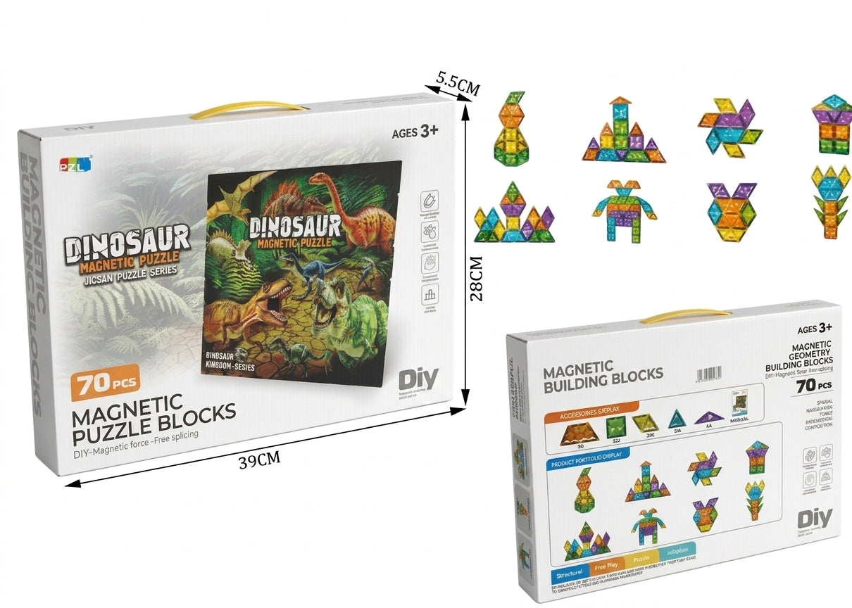 Build Big. Dream Bigger: 70-Piece Magnetic Creative Set