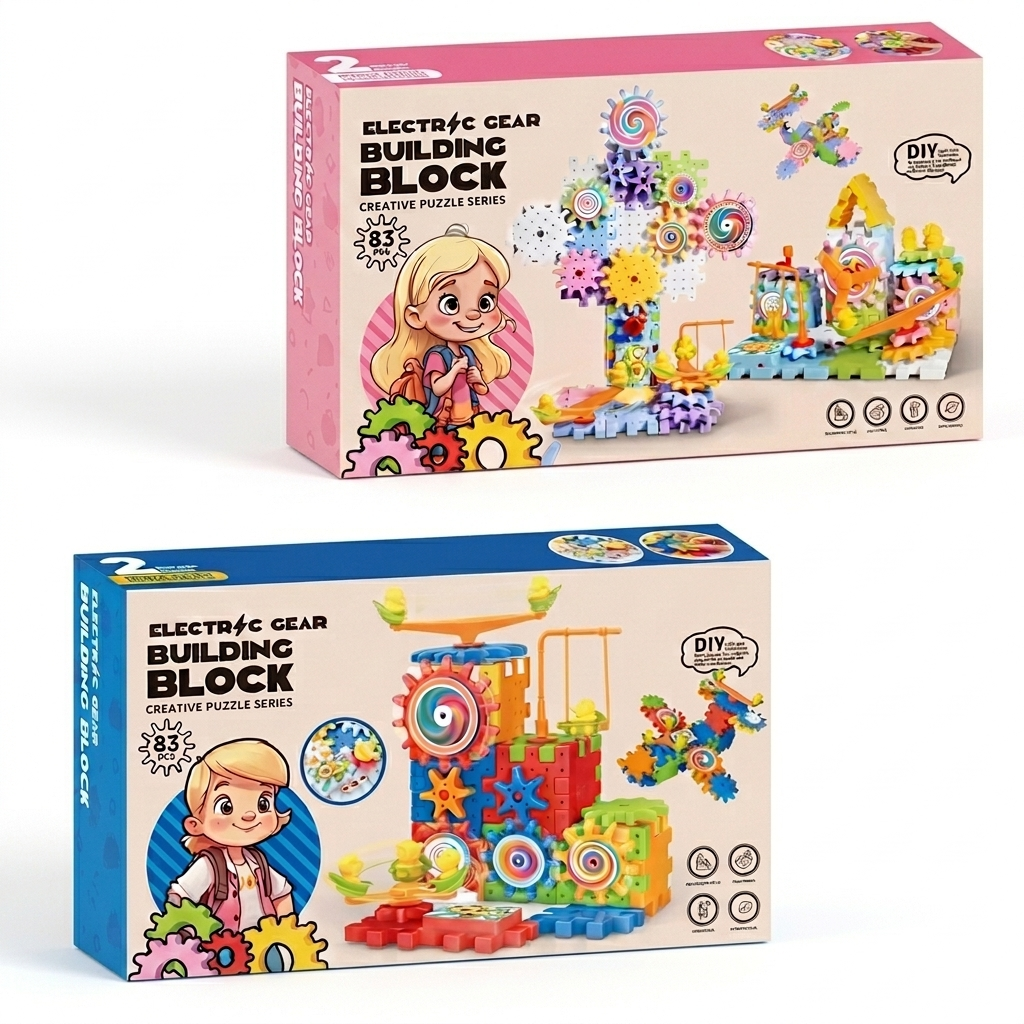 Gear Building Block STEM Set