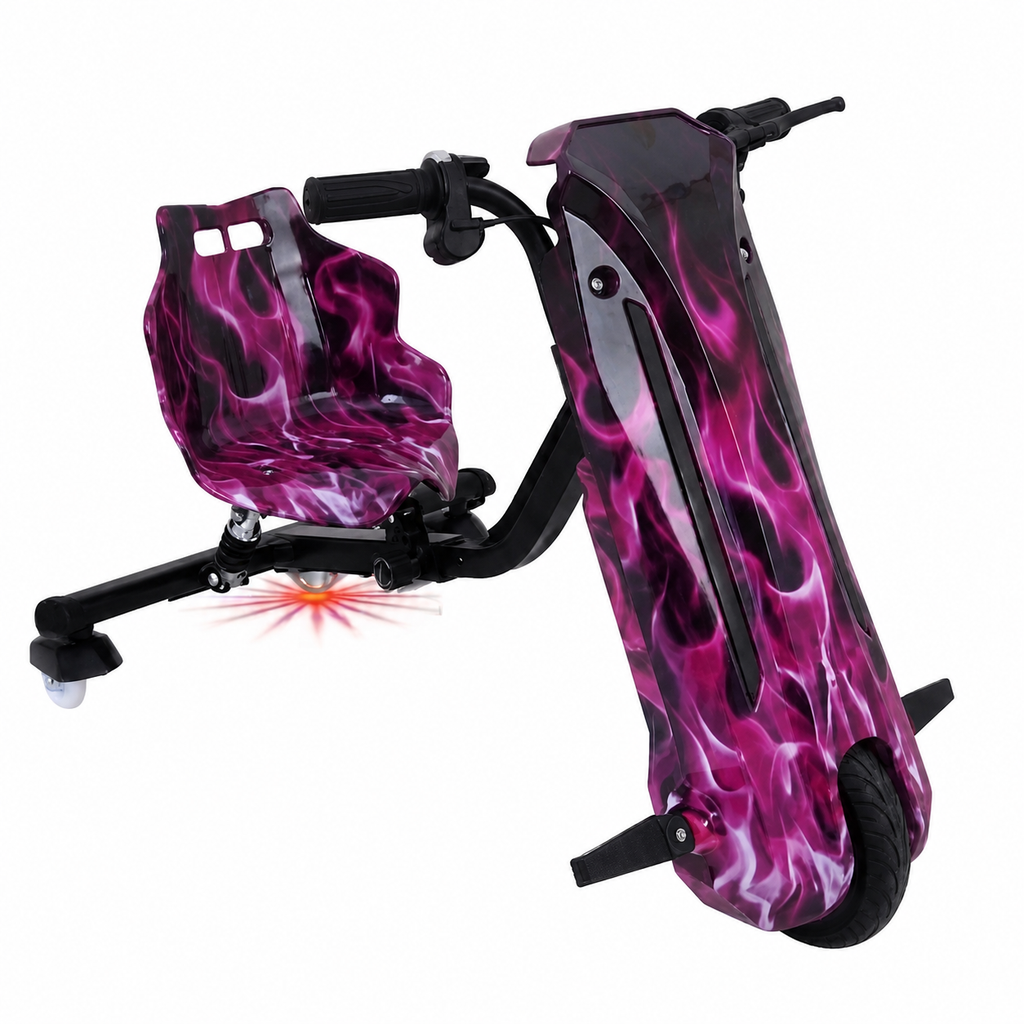 Black & pink electric drifting scooter