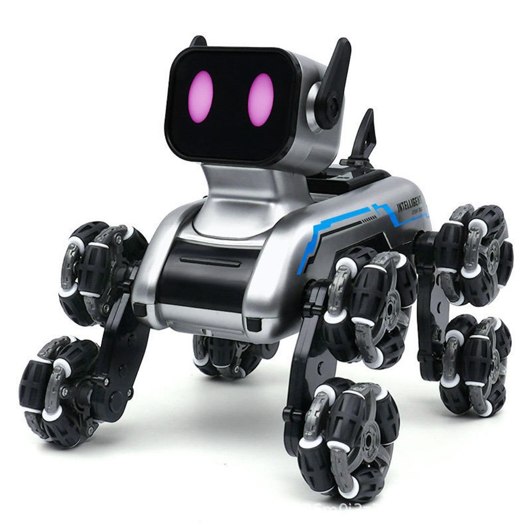 Stunt Eight-Wheel Robot Dog | Interactive Remote Control/Hand sensor