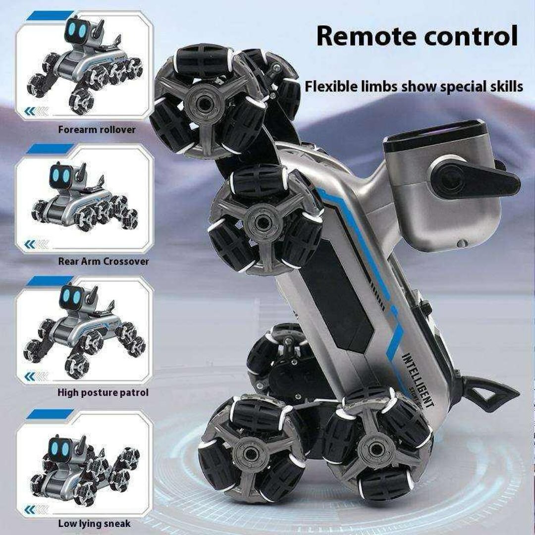 Stunt Eight-Wheel Robot Dog | Interactive Remote Control/Hand sensor